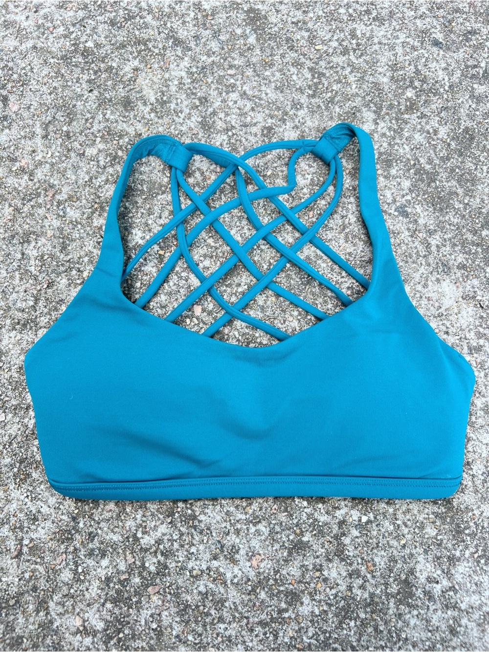 Lululemon Free to Be Wild Bra Light Support Storm Teal A/B Size 2 - Picture 4 of 6